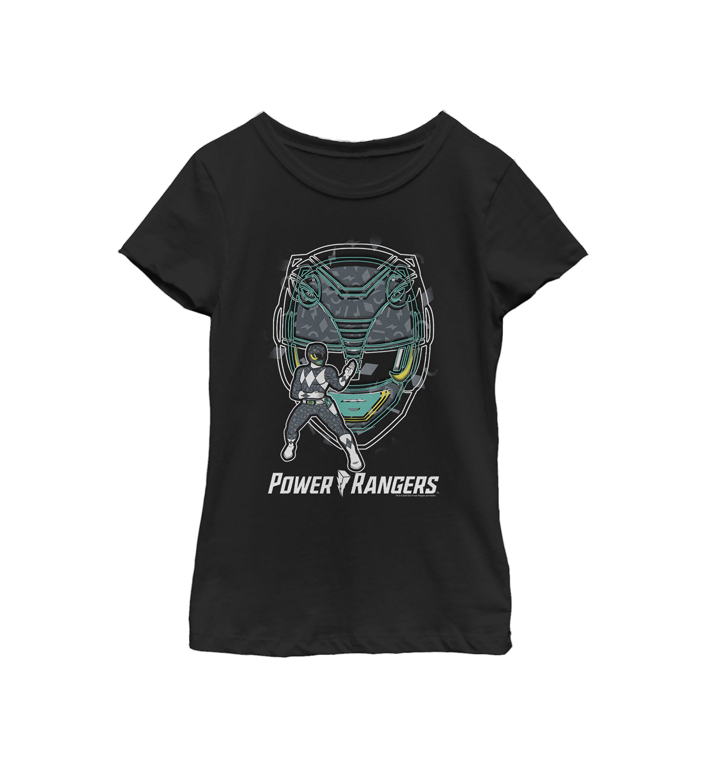 Girls 4-6x Black Ranger Hero Graphic T-Shirt