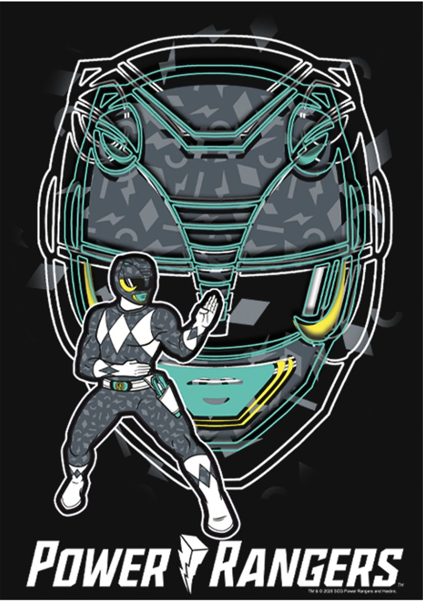 Girls 4-6x Black Ranger Hero Graphic T-Shirt