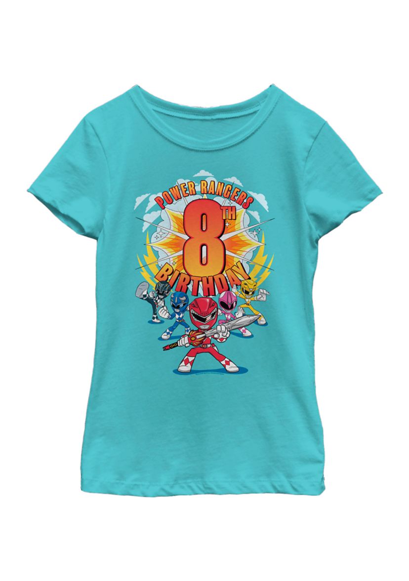 Girls 4-6x 8th Birthday Graphic T-Shirt