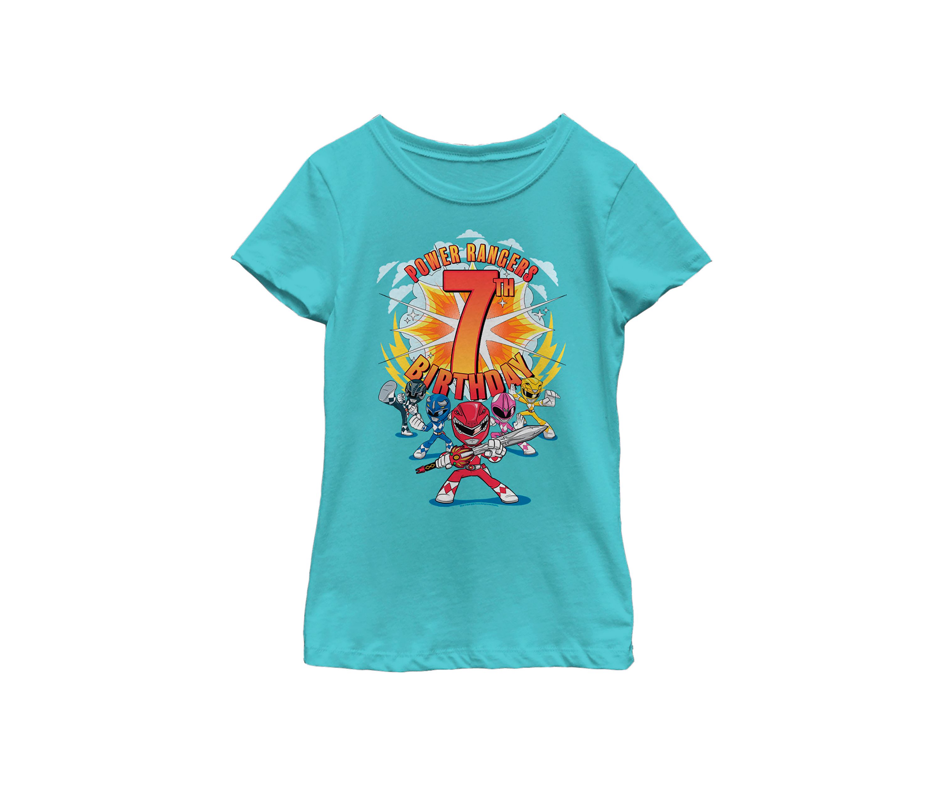 Girls 4-6x 7th Birthday Graphic T-Shirt