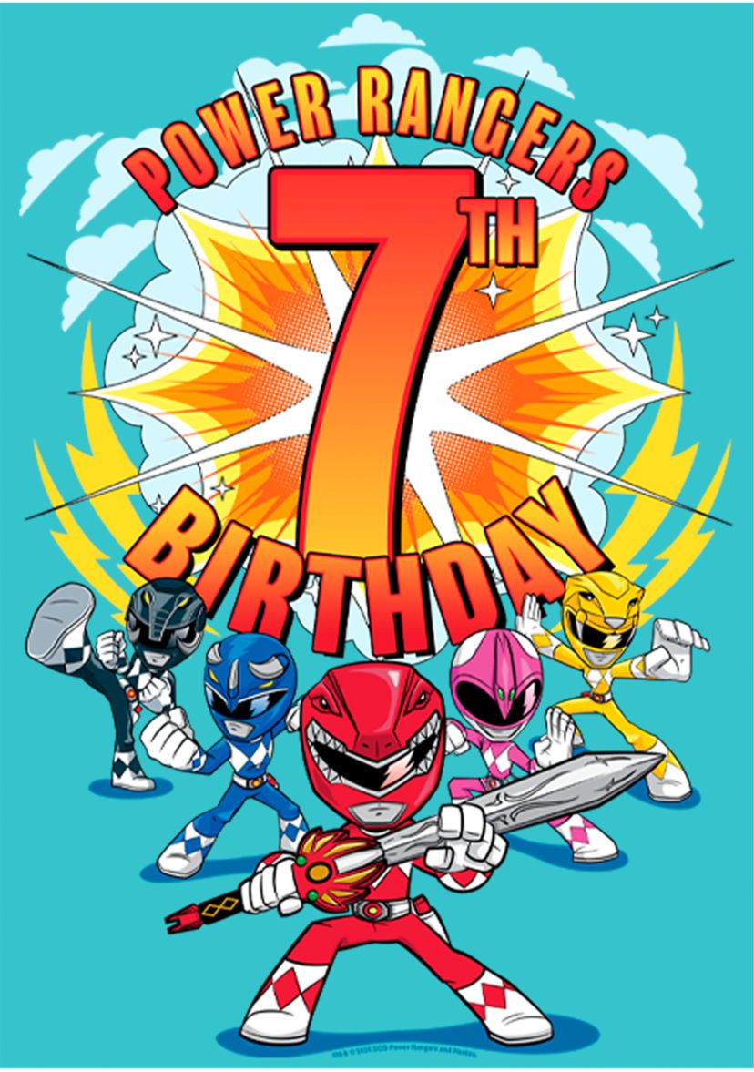 Girls 4-6x 7th Birthday Graphic T-Shirt