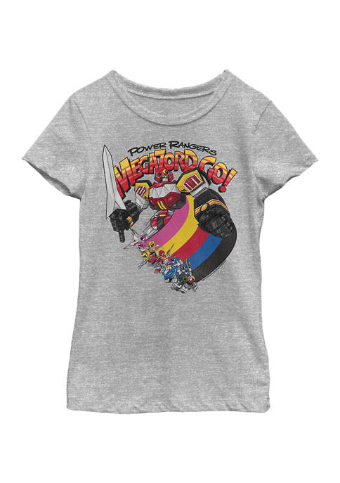 Girls 4-6x Megazord and Rangers Graphic T-Shirt