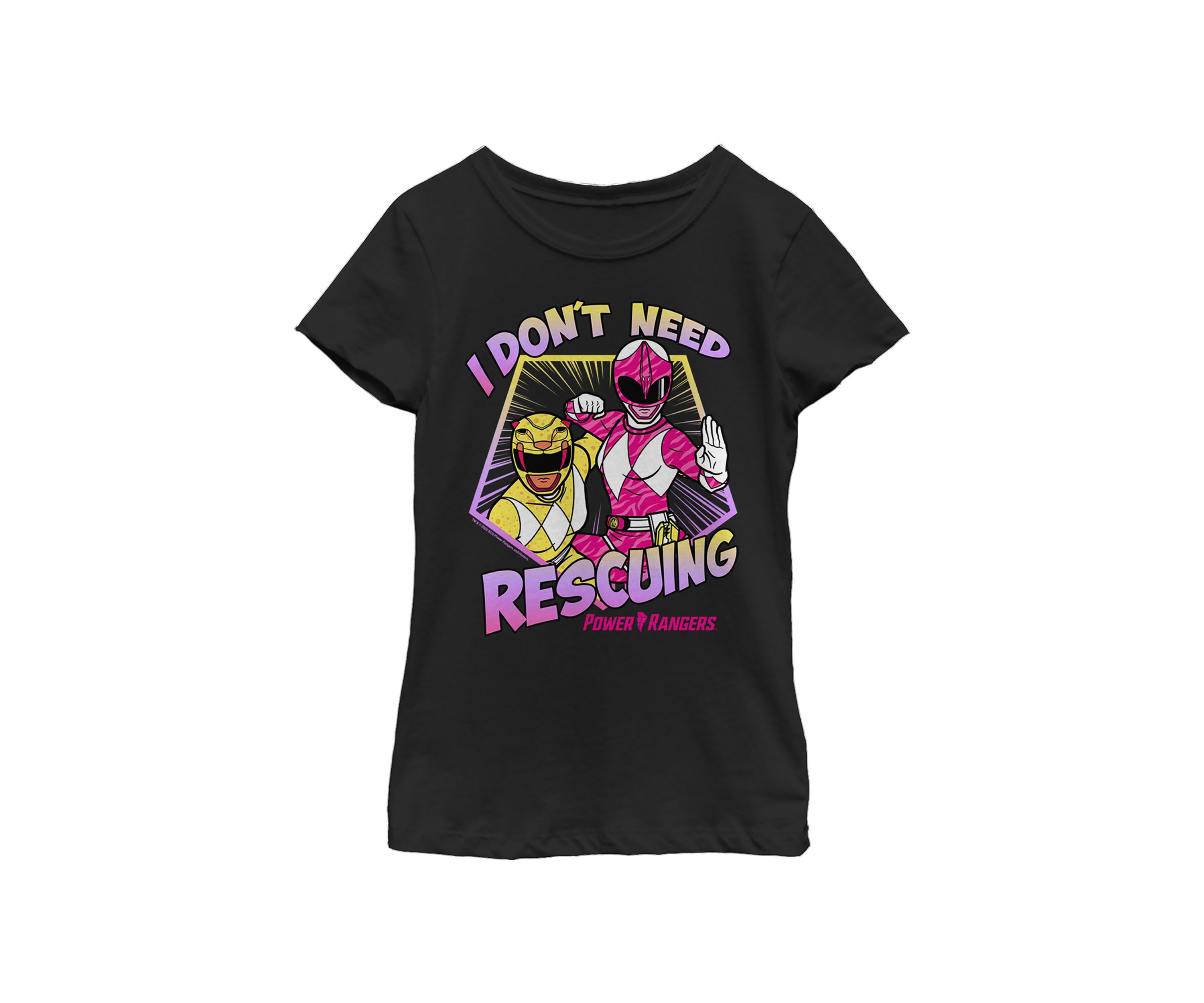 Girls 4-6x No Rescue Needed Graphic T-Shirt