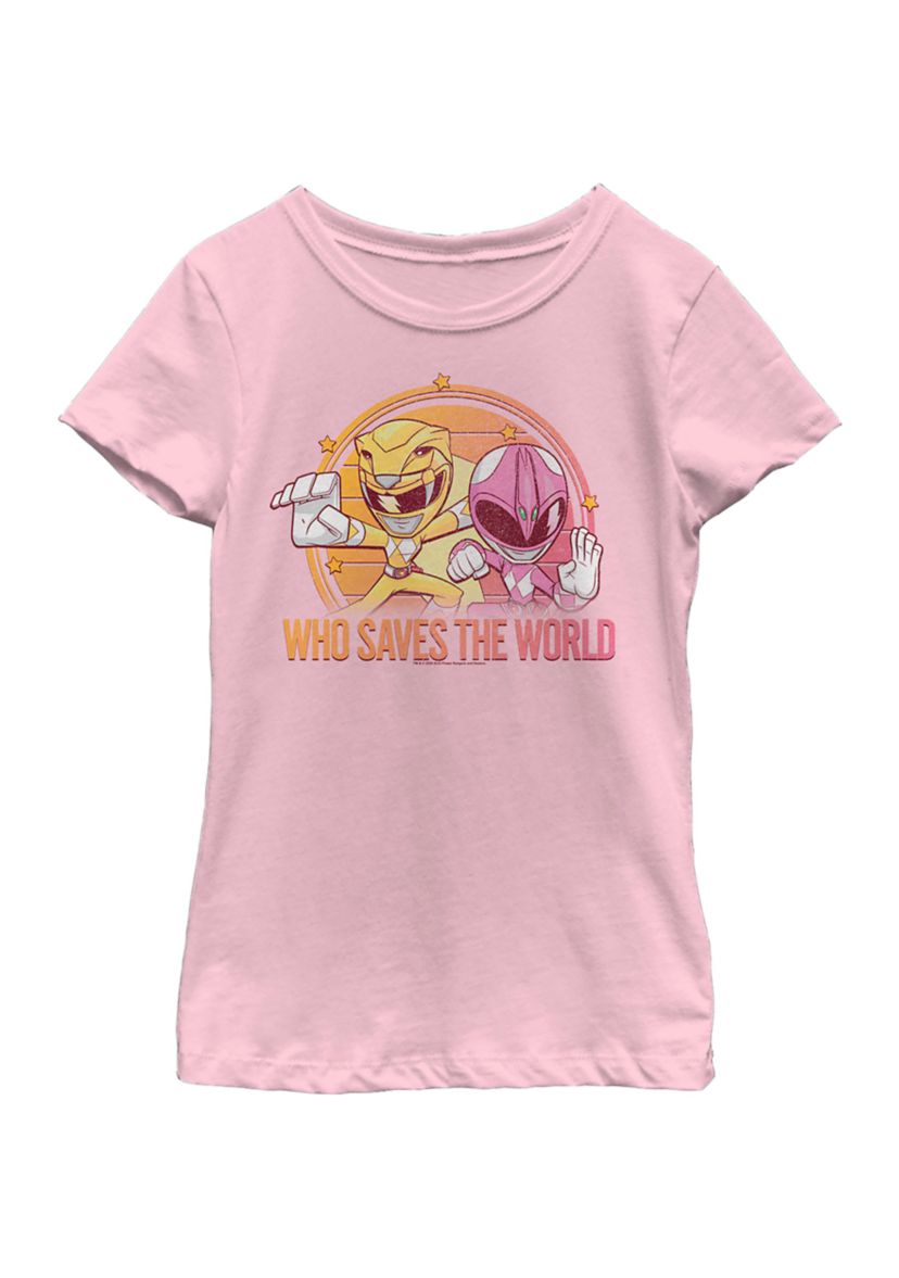 Girls 4-6x Who Saves The World Graphic T-Shirt