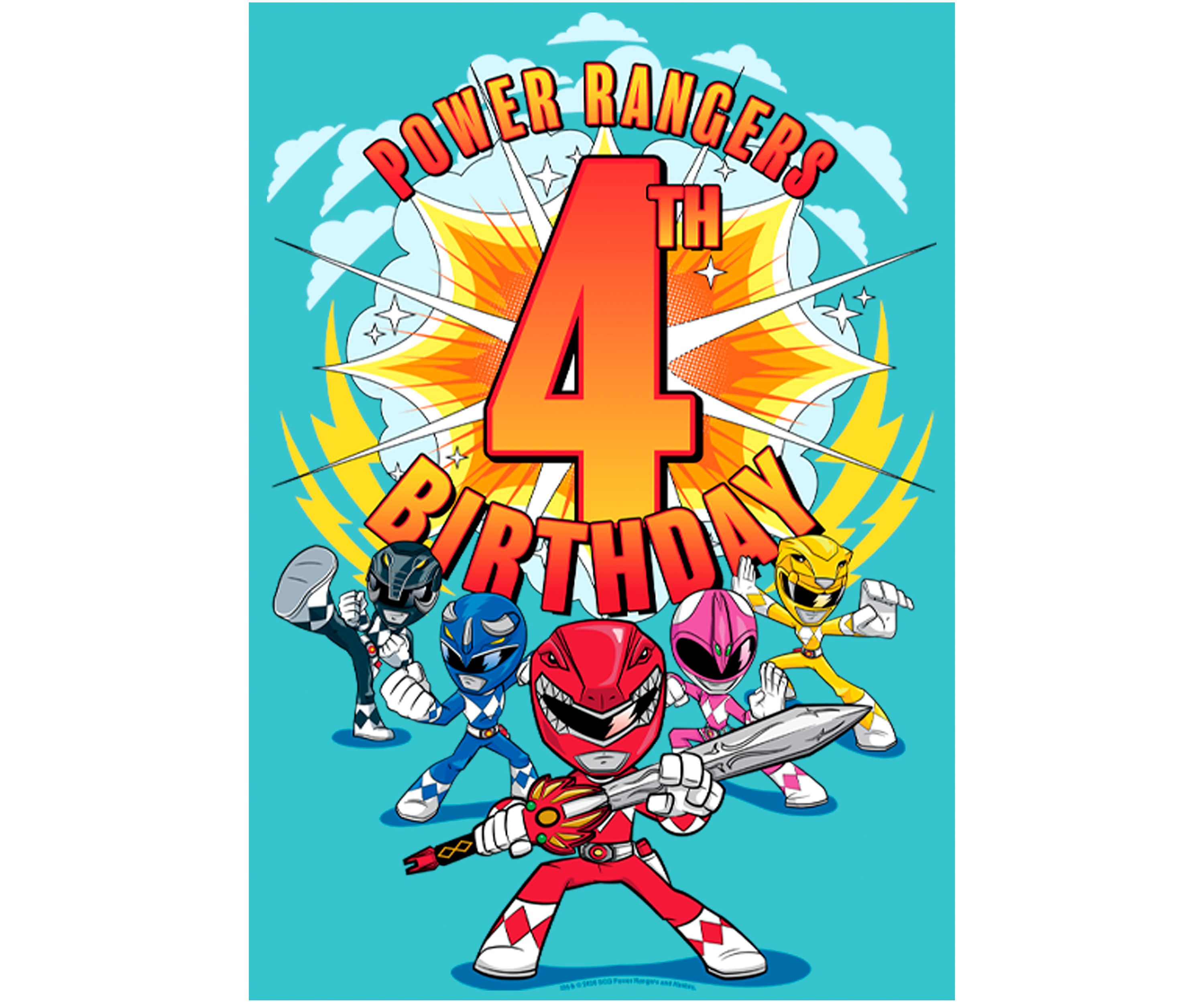 Girls 4-6x 4th Birthday Graphic T-Shirt