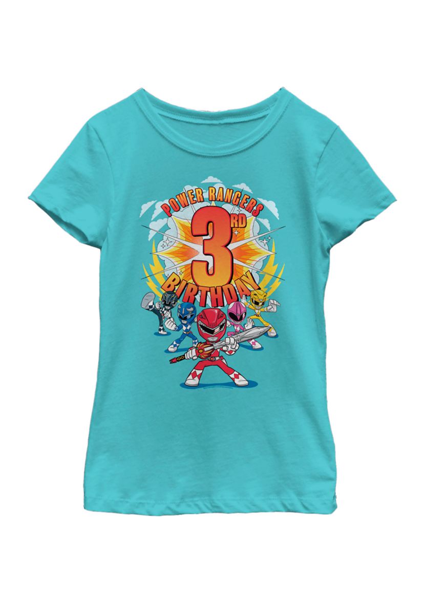 Girls 4-6x 3rd Birthday Graphic T-Shirt