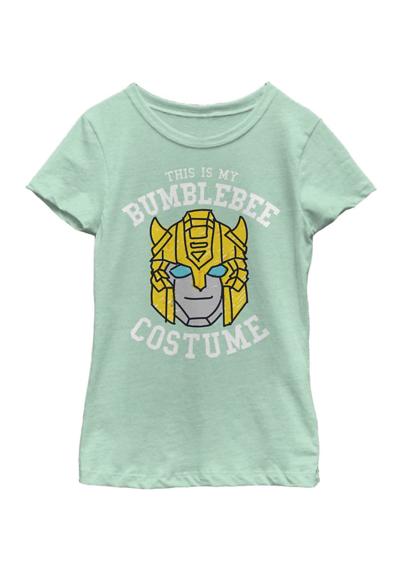 Girls 4-6x This Is My Bumblebee Costume Graphic T-Shirt