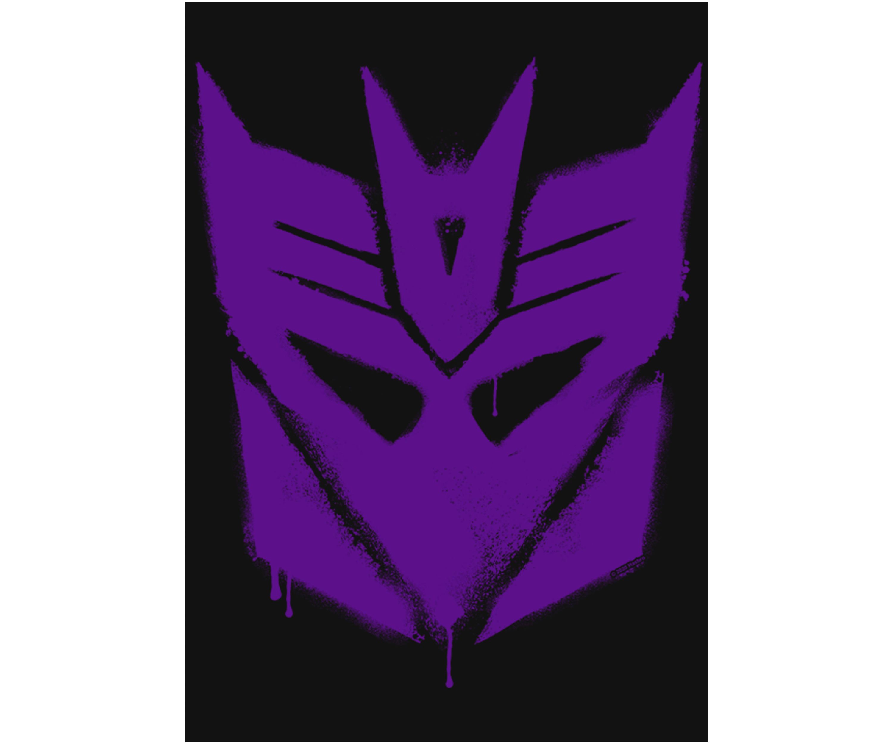Girls 4-6x  Decepticon Graffiti Logo Graphic T-Shirt
