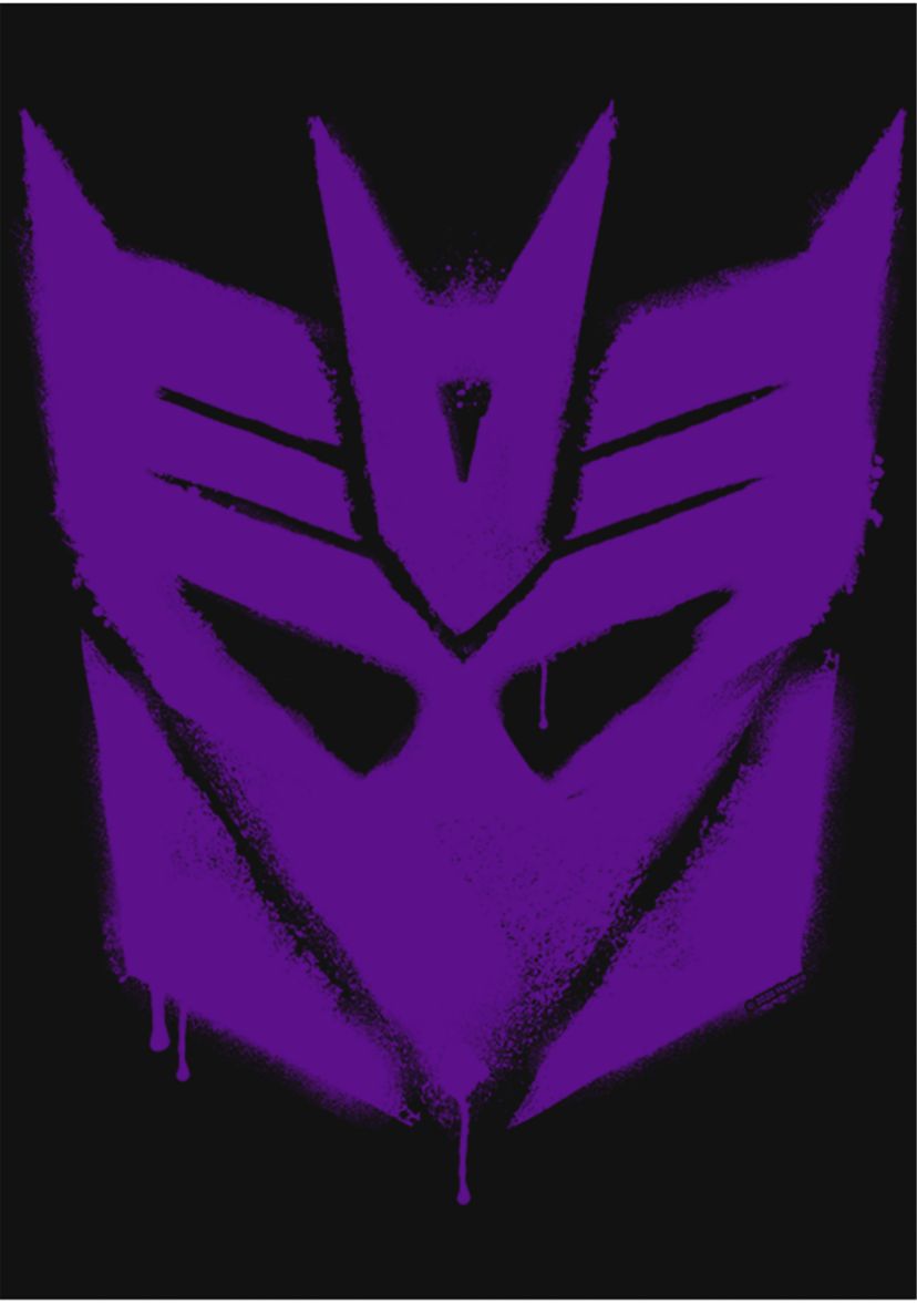 Girls 4-6x  Decepticon Graffiti Logo Graphic T-Shirt