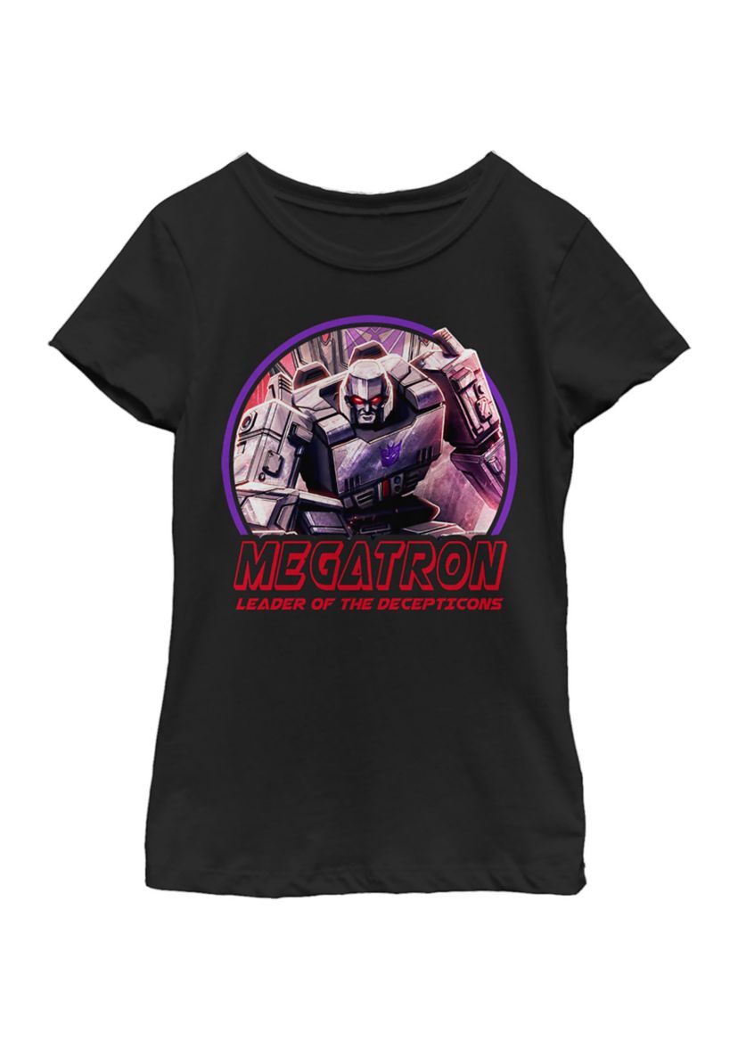 Girls 4-6x  Megatron Lockup Graphic T-Shirt