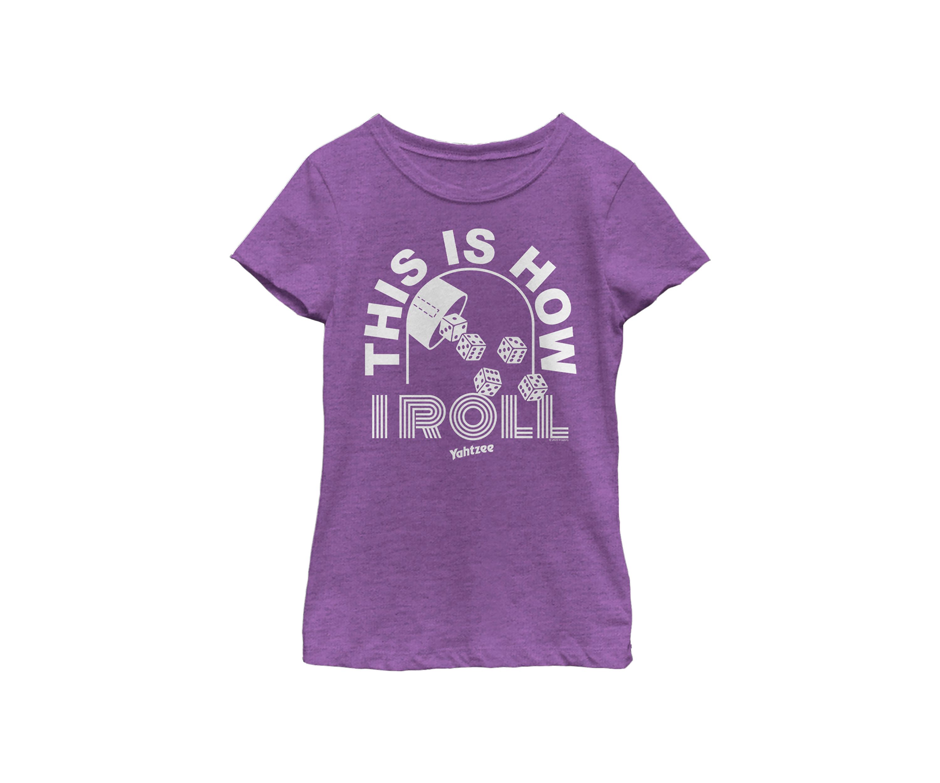 Girls 4-6x How I Roll Graphic T-Shirt