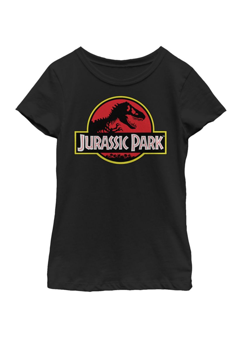 Girls Distressed Original Park Logo Short Sleeve Graphic T-Shirt