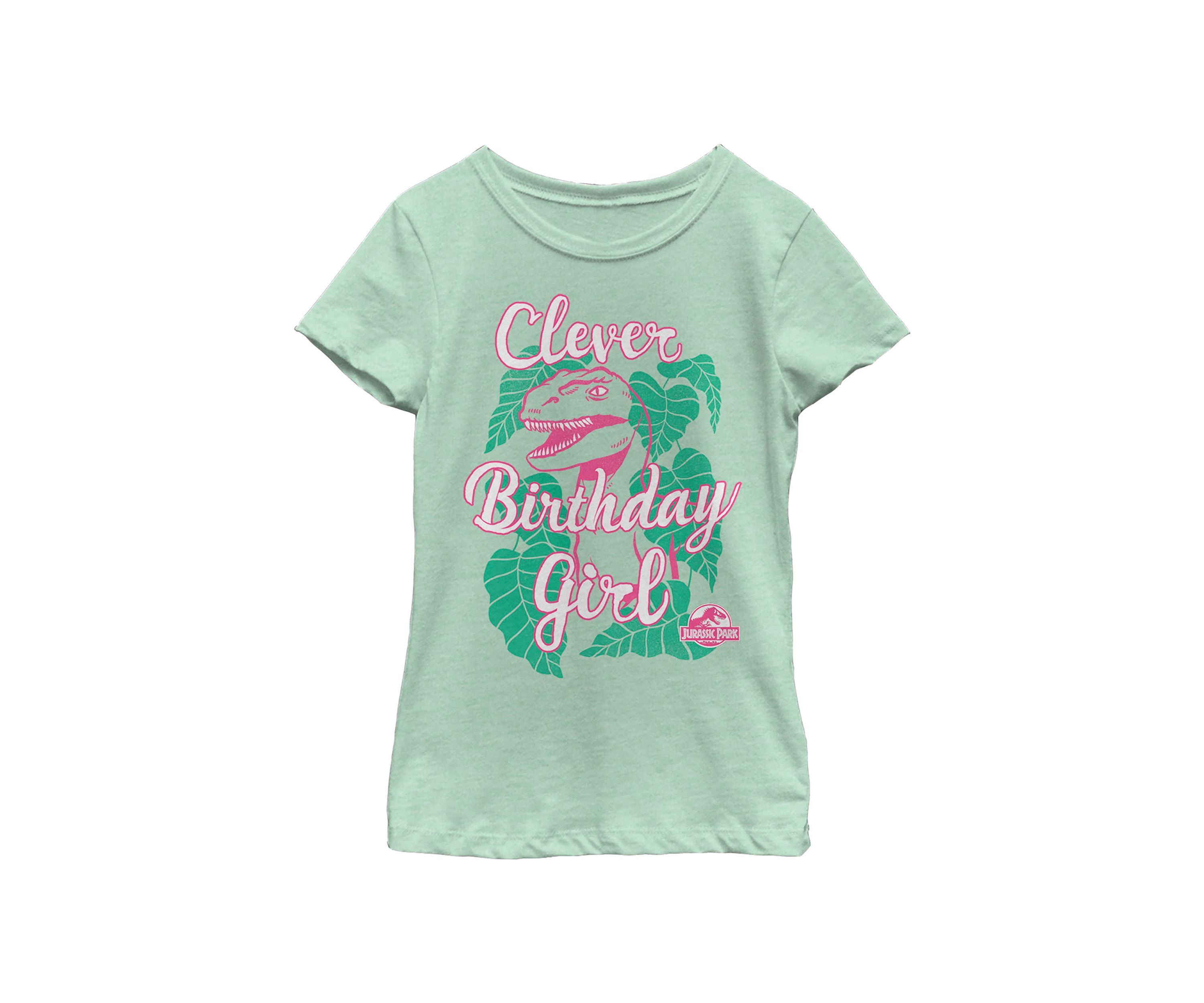 Girls 46x Jurassic Park CleverBirthday Girl Graphic Top