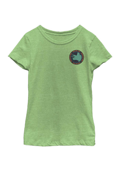 Girls 4-6x Camp Cretaceous Tricerabadge Graphic T-Shirt