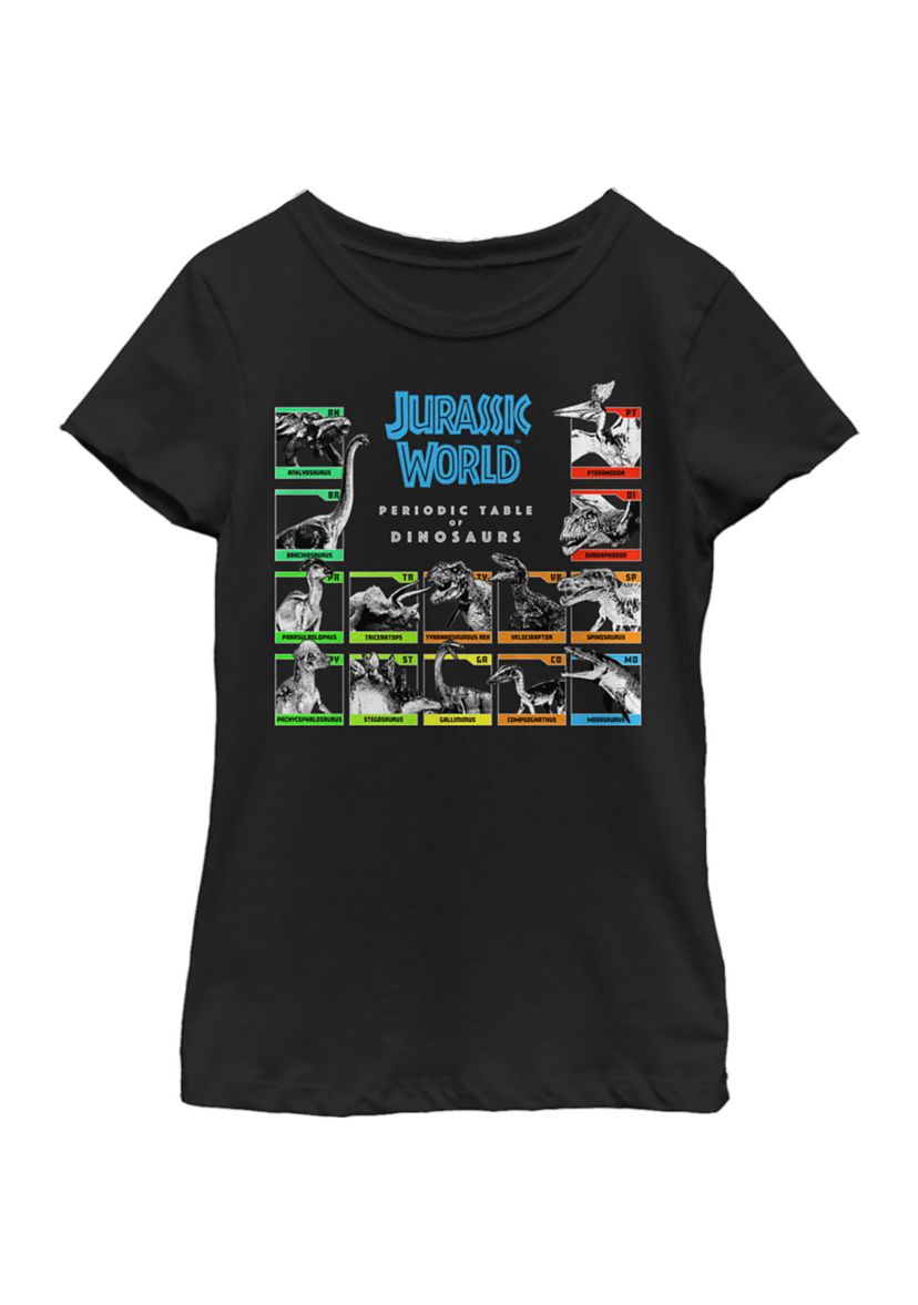 Girls 4-6x Periodic Dinos Graphic T-Shirt