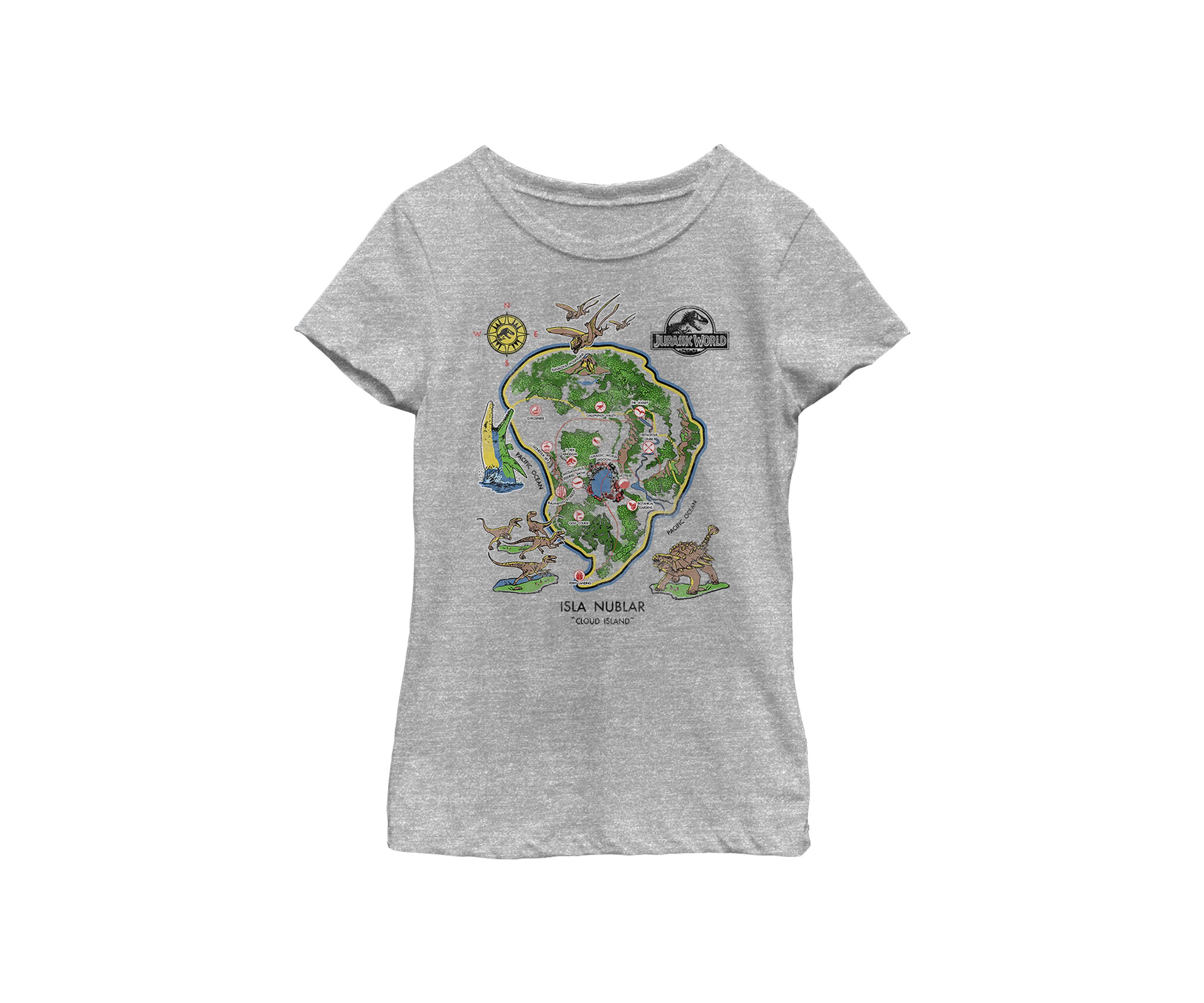 Girls 4-6x Isla Nublar Graphic T-Shirt