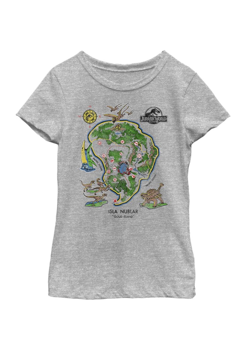 Girls 4-6x Isla Nublar Graphic T-Shirt