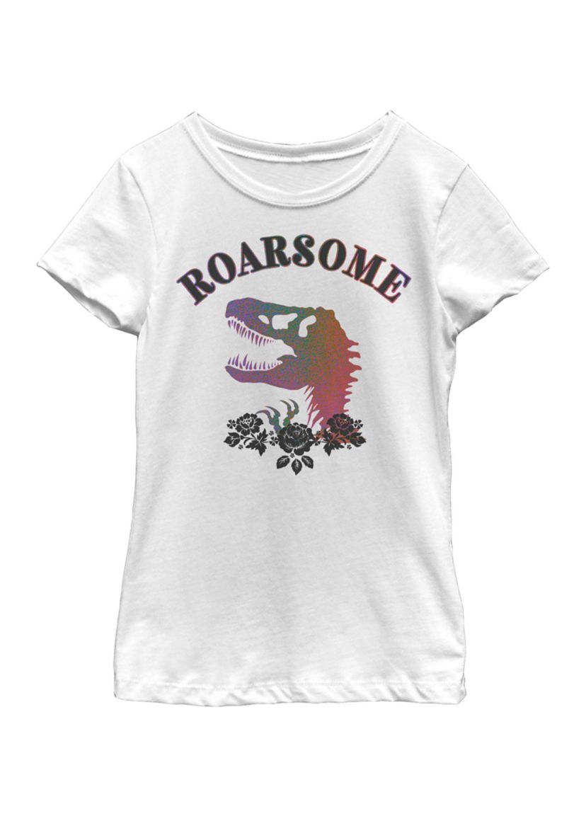 Dinosaur Roarsome Short Sleeve Graphic T-Shirt