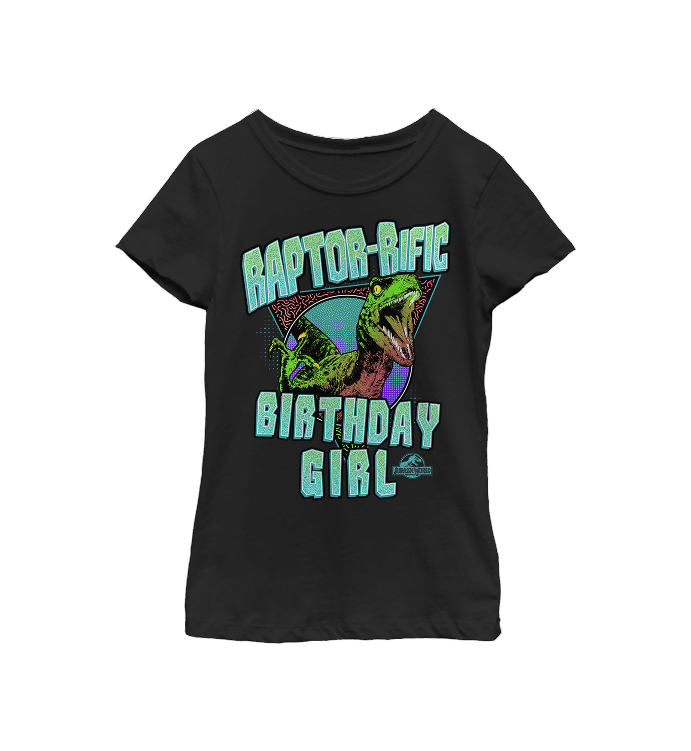 Girls 4-6x Raptor Rific Bday Girl Graphic T-Shirt