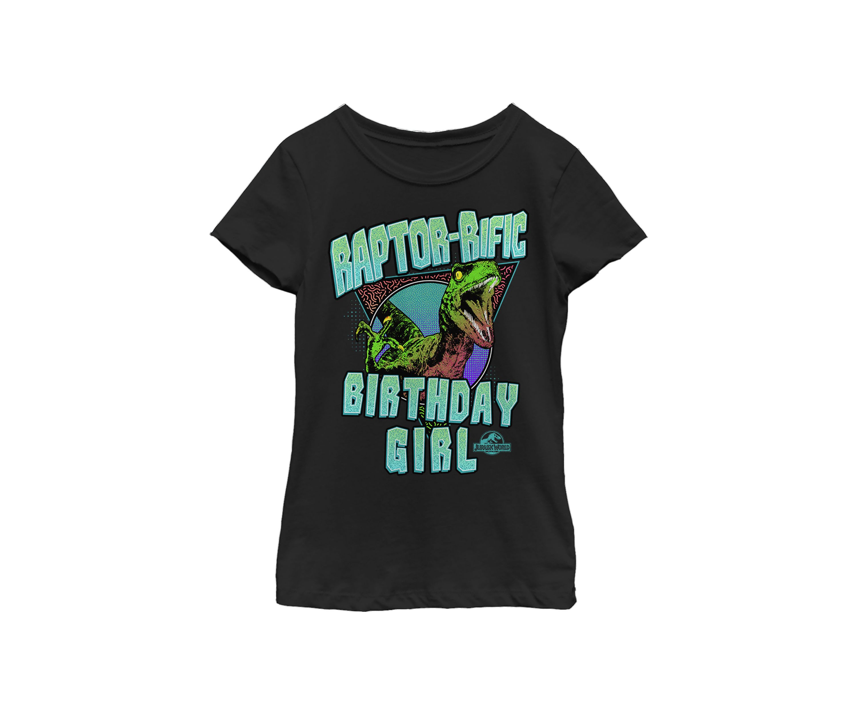 Girls 4-6x Raptor Rific Bday Girl Graphic T-Shirt