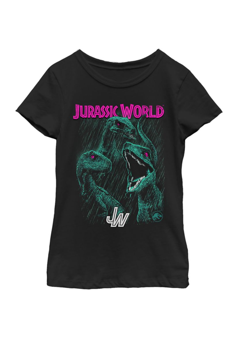 Girls 4-6x Bright Raptor Squad Graphic T-Shirt