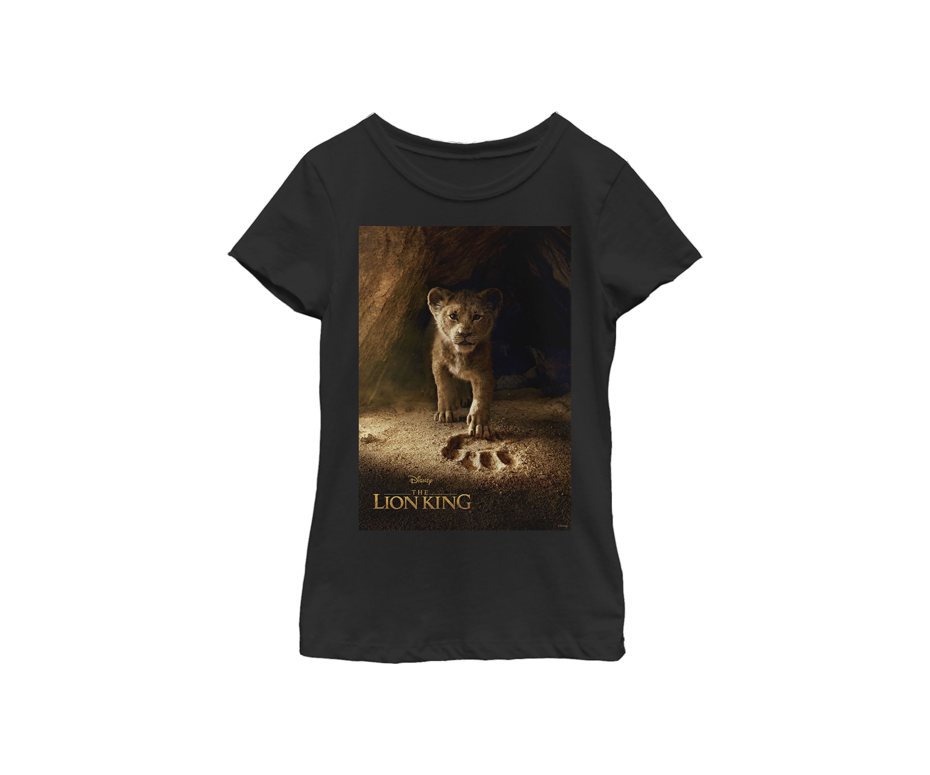 Girls 46x Lion King (Live Action) Simba Poster Graphic Top