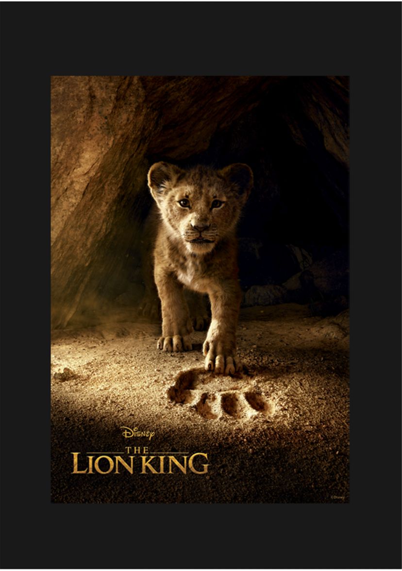 Girls 46x Lion King (Live Action) Simba Poster Graphic Top