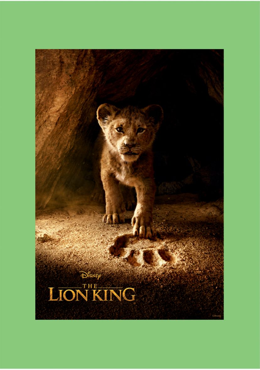 Girls 46x Lion King (Live Action) Simba Poster Graphic Top