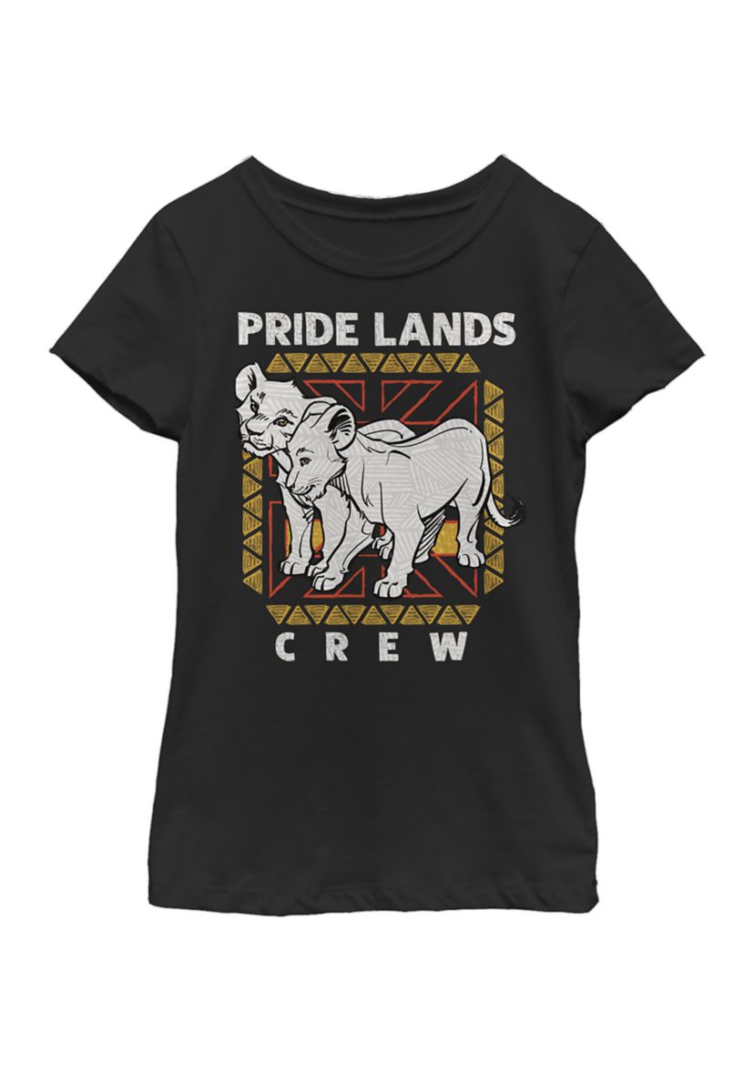 Girls 46x Lion King (Live Action) Pride Lands Crew Graphic Top