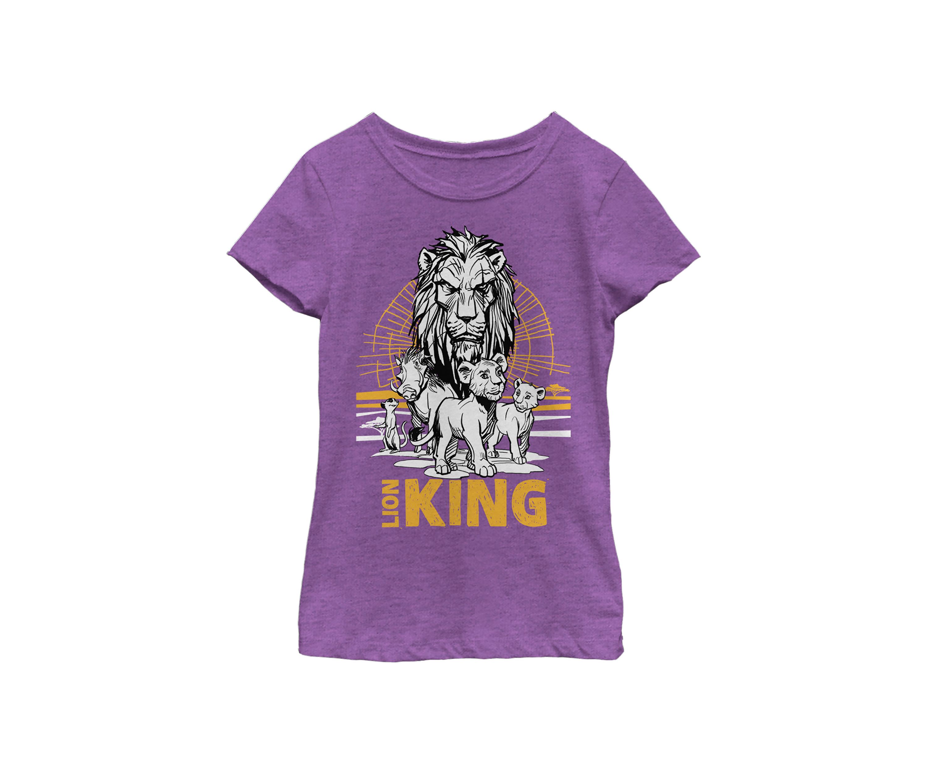 Girls 46x Lion King (Live Action) Lion King Group Graphic Top