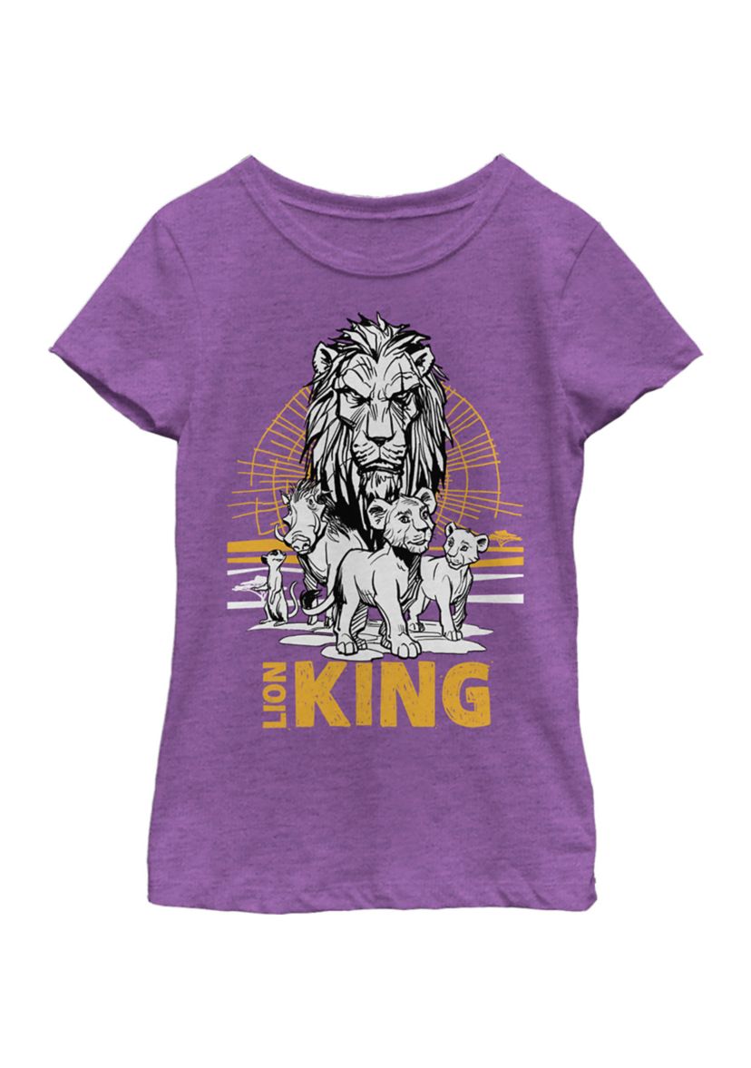 Girls 46x Lion King (Live Action) Lion King Group Graphic Top