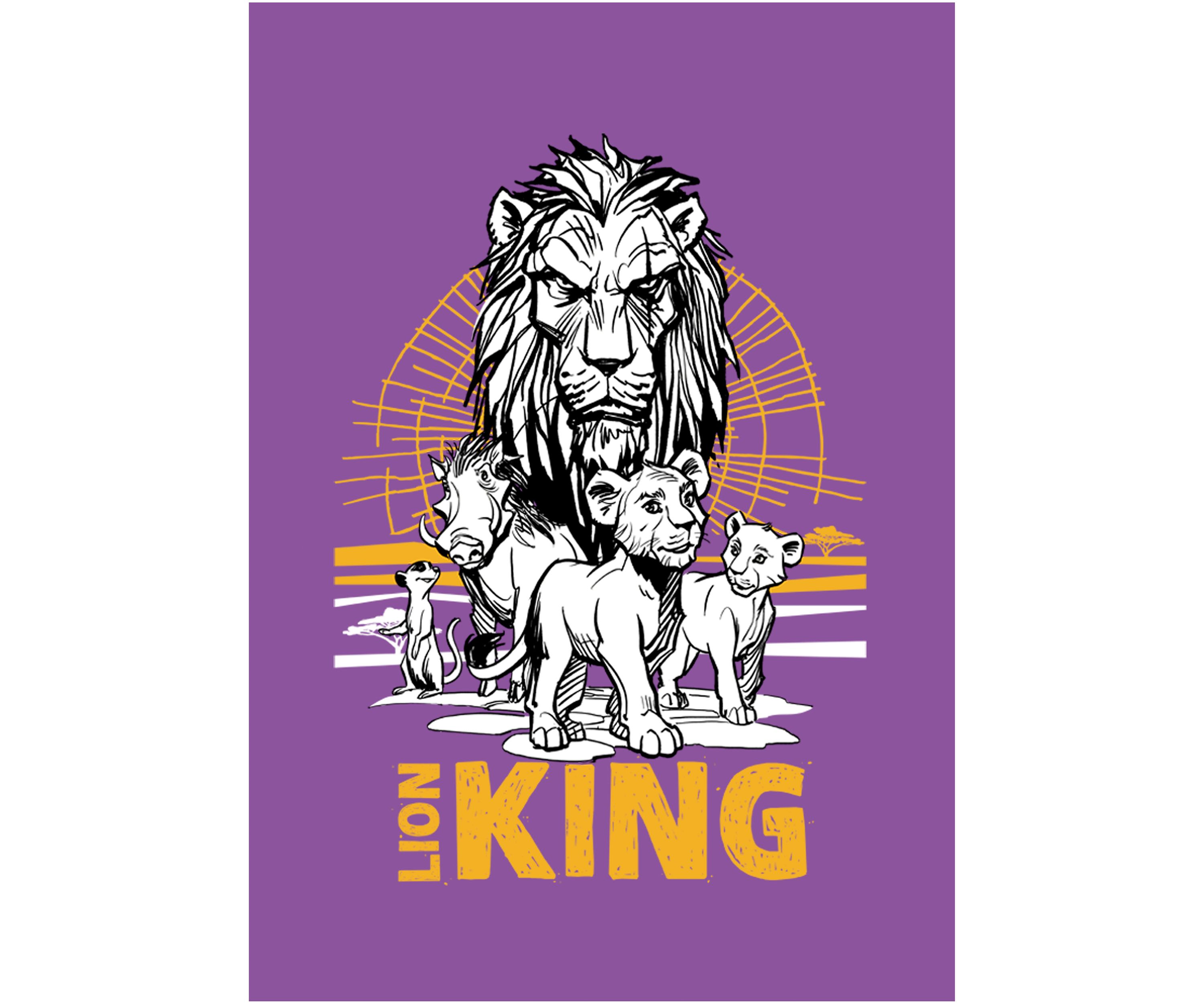 Girls 46x Lion King (Live Action) Lion King Group Graphic Top