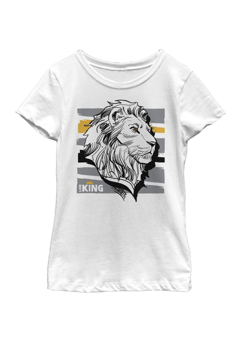 Girls 46x Lion King (Live Action) King Graphic Top