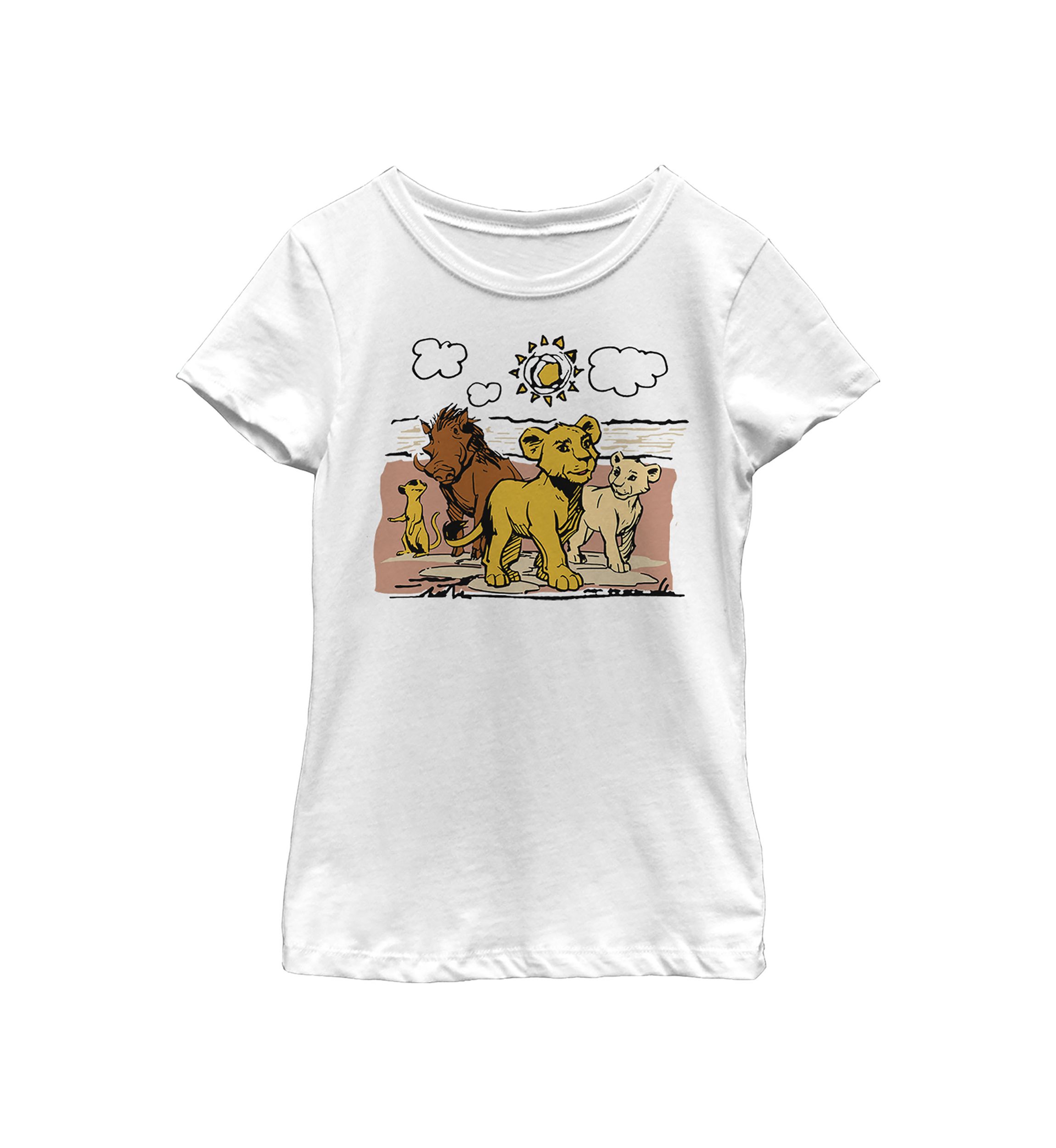 Girls 46x Lion King (Live Action) Hakuna Group Graphic Top