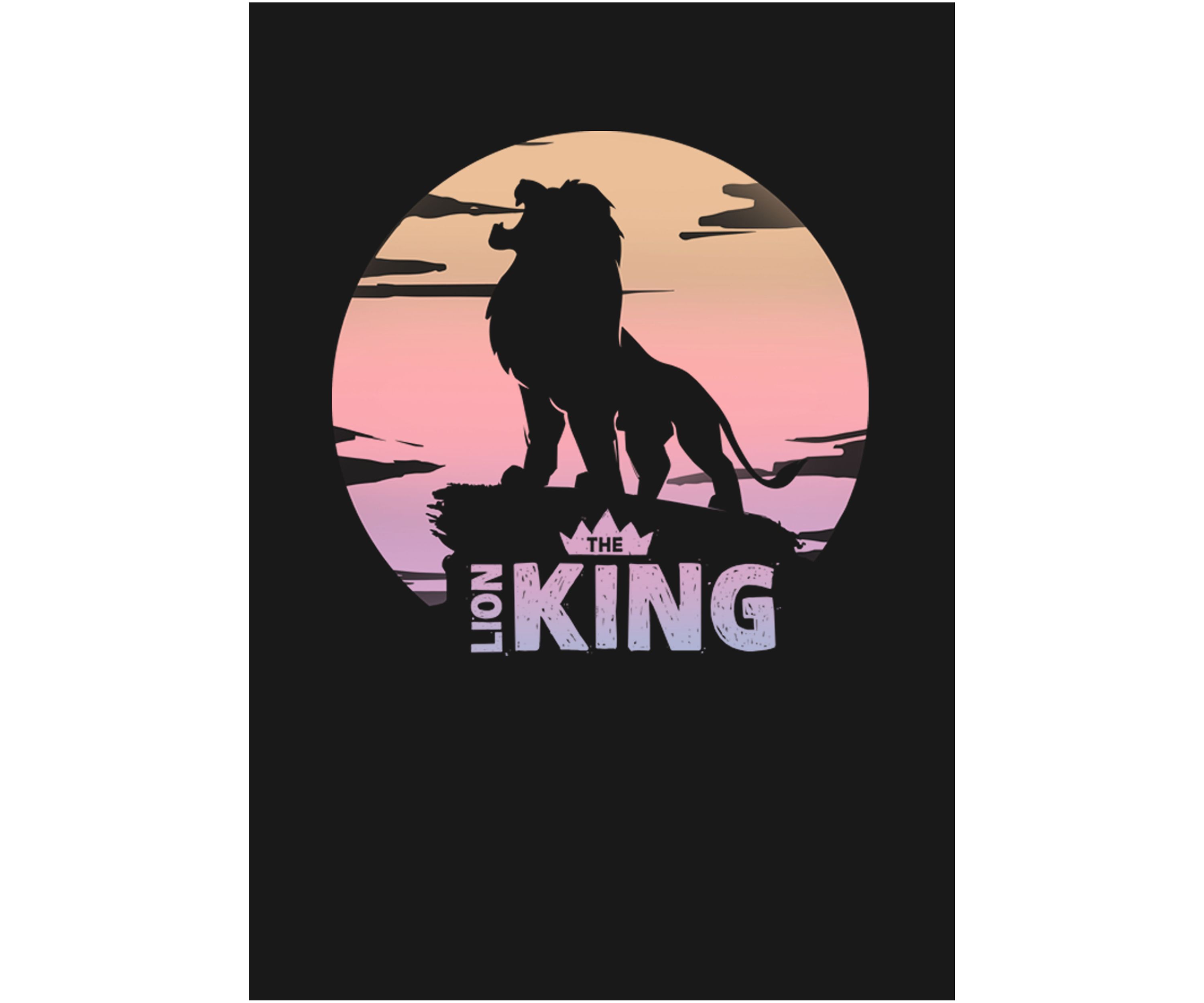 Girls 46x Lion King (Live Action) Sunset Logo Graphic Top