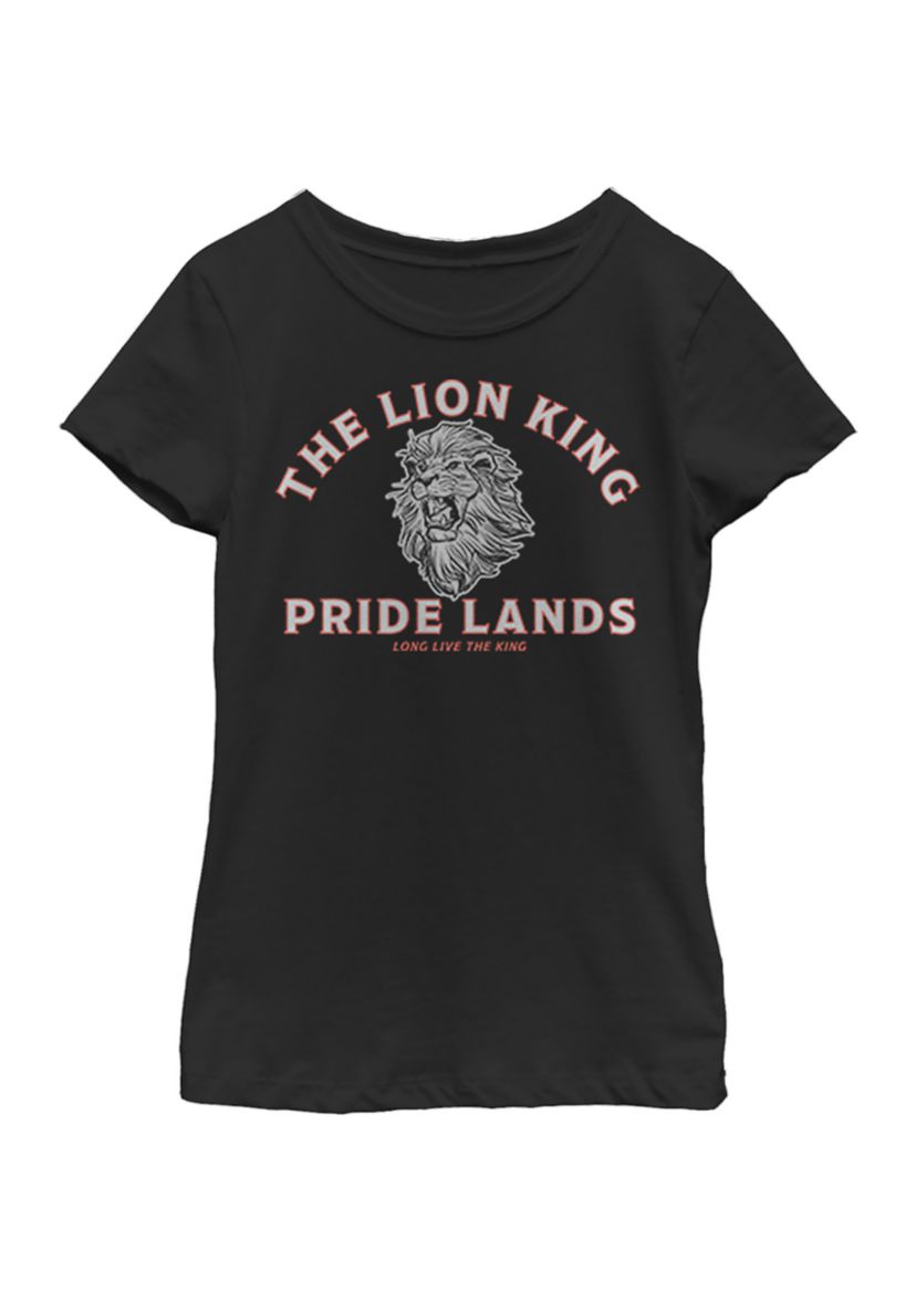 Girls 46x Lion King (Live Action) Minimal Lion King Back Graphic Top