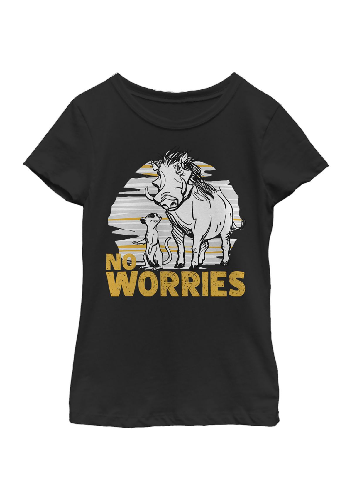 Girls 46x Lion King (Live Action) No Worries Club Graphic Top