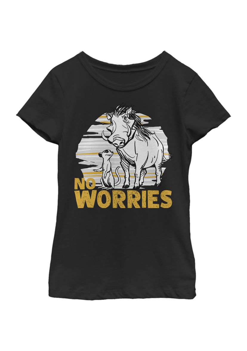 Girls 46x Lion King (Live Action) No Worries Club Graphic Top