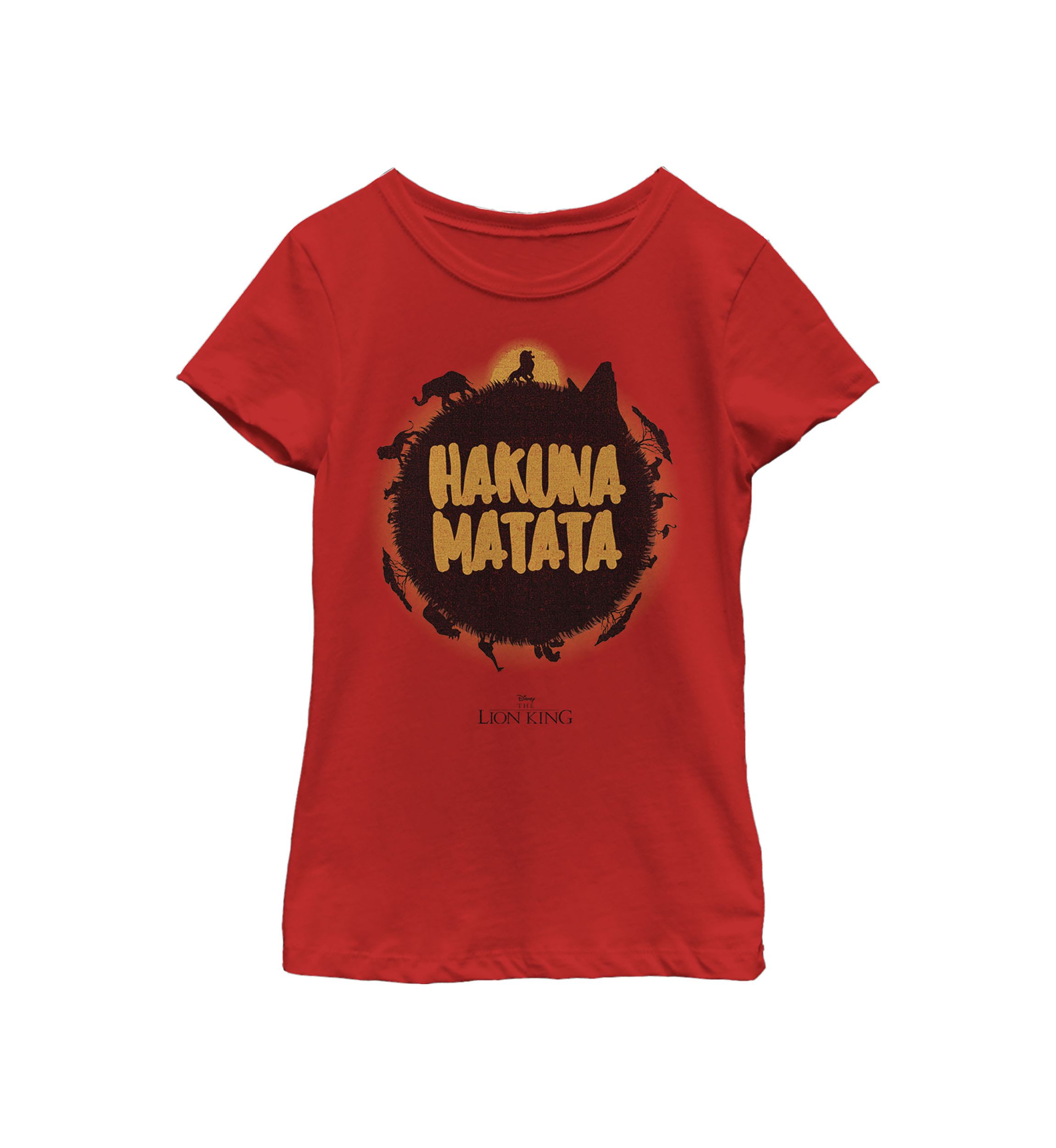 Girls 46x Lion King (Live Action) Hakuna Matata Sun Graphic Top
