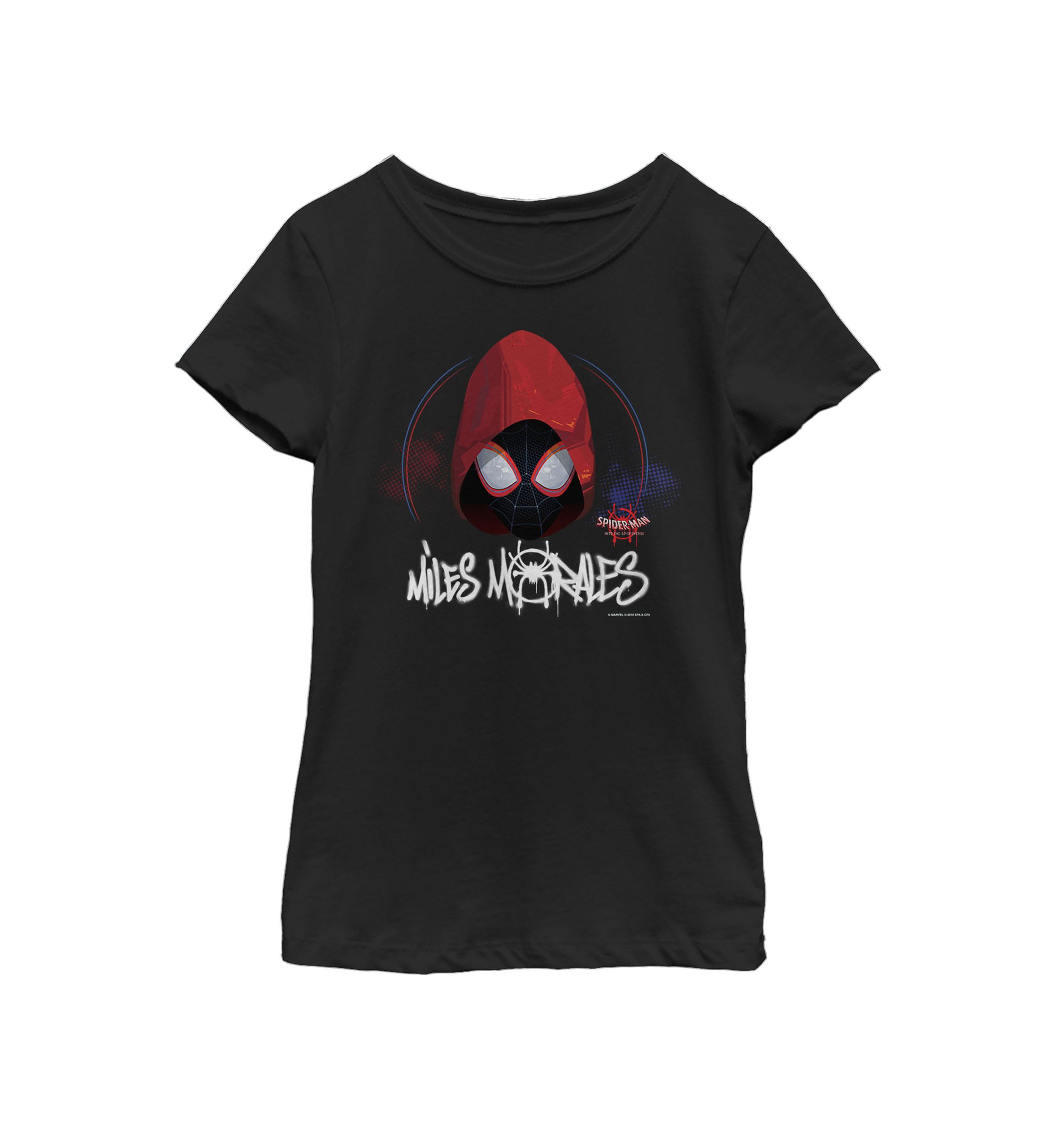Spiderverse Spider-Man Red Hood Short Sleeve Graphic T-Shirt