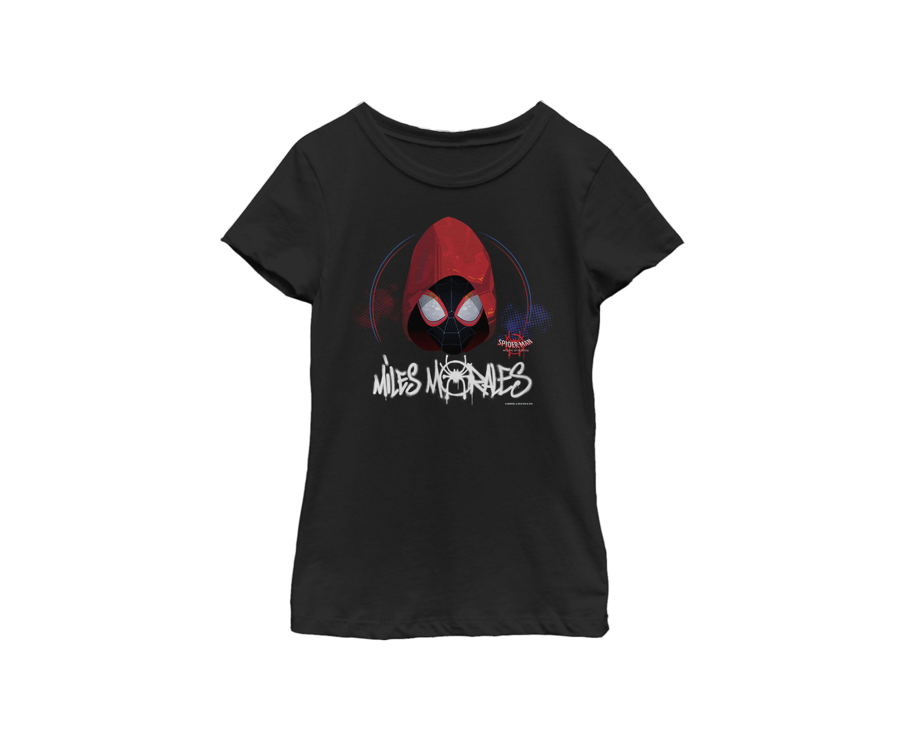 Spiderverse Spider-Man Red Hood Short Sleeve Graphic T-Shirt