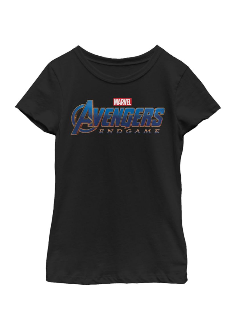 Girls 7-16 Avengers Endgame Movie Logo Short Sleeve Graphic T-Shirt