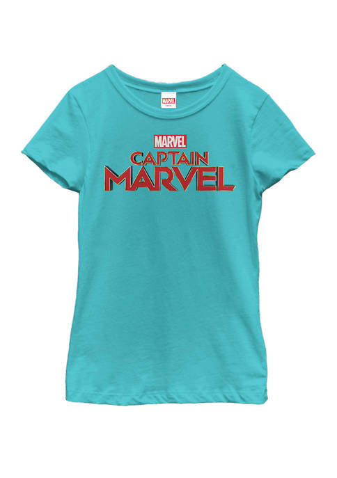 Marvel™ Girls 7-16 Captain Marvel Pocket Logo Short