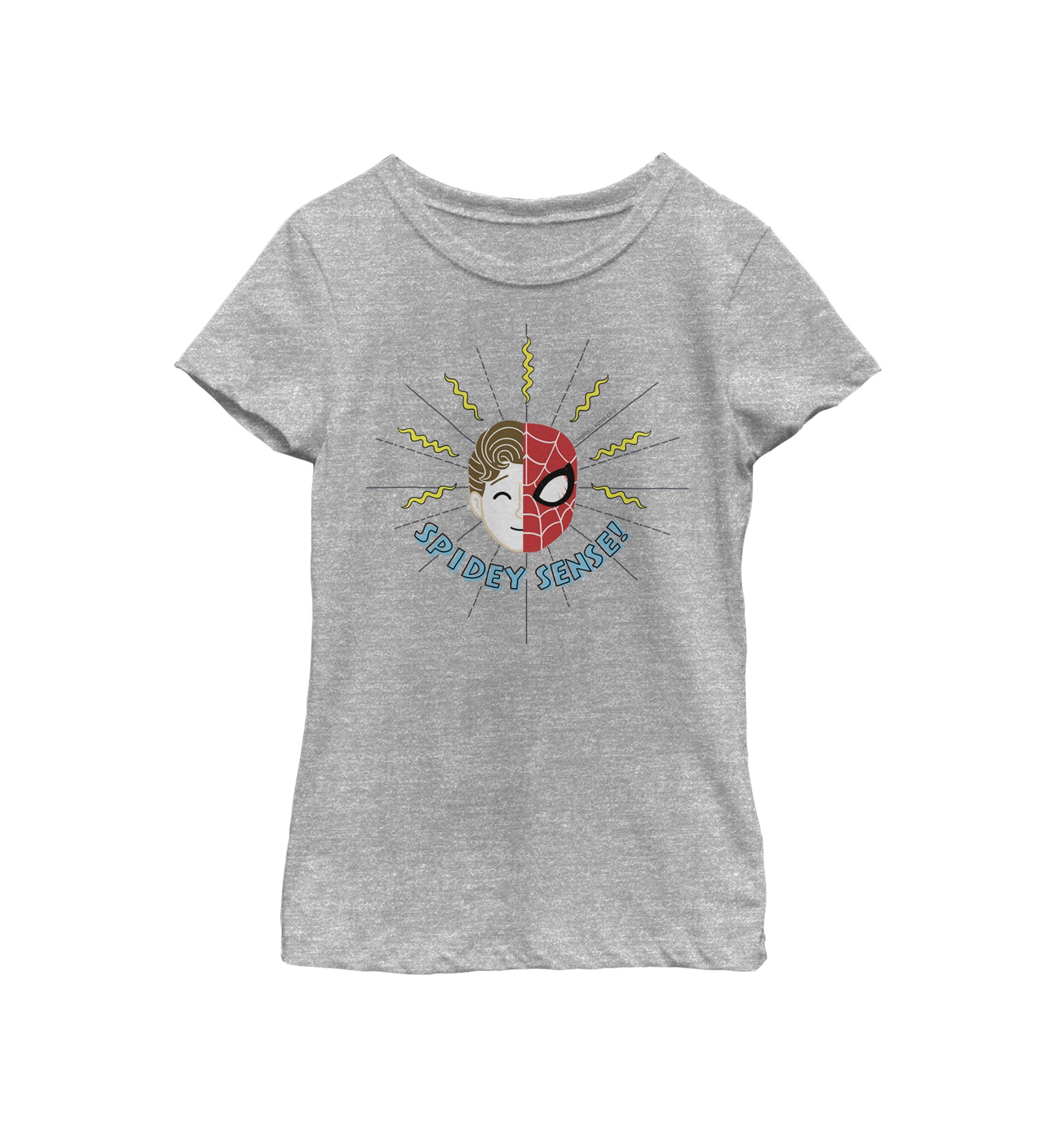 Girls 7-16 Spider-Man Far From Home Spidey Sense Portrait Short Sleeve T-Shirt