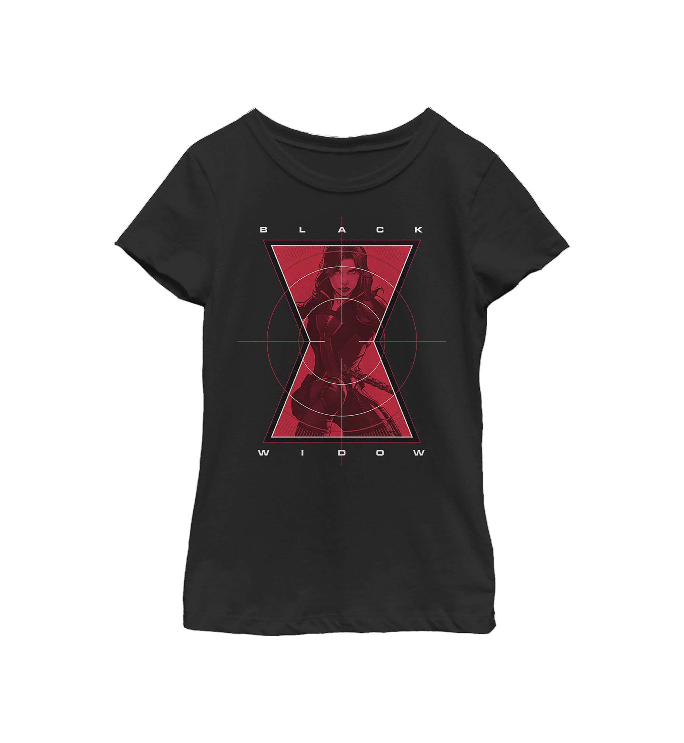 Girls 46x Marvel Widow Target Graphic Top