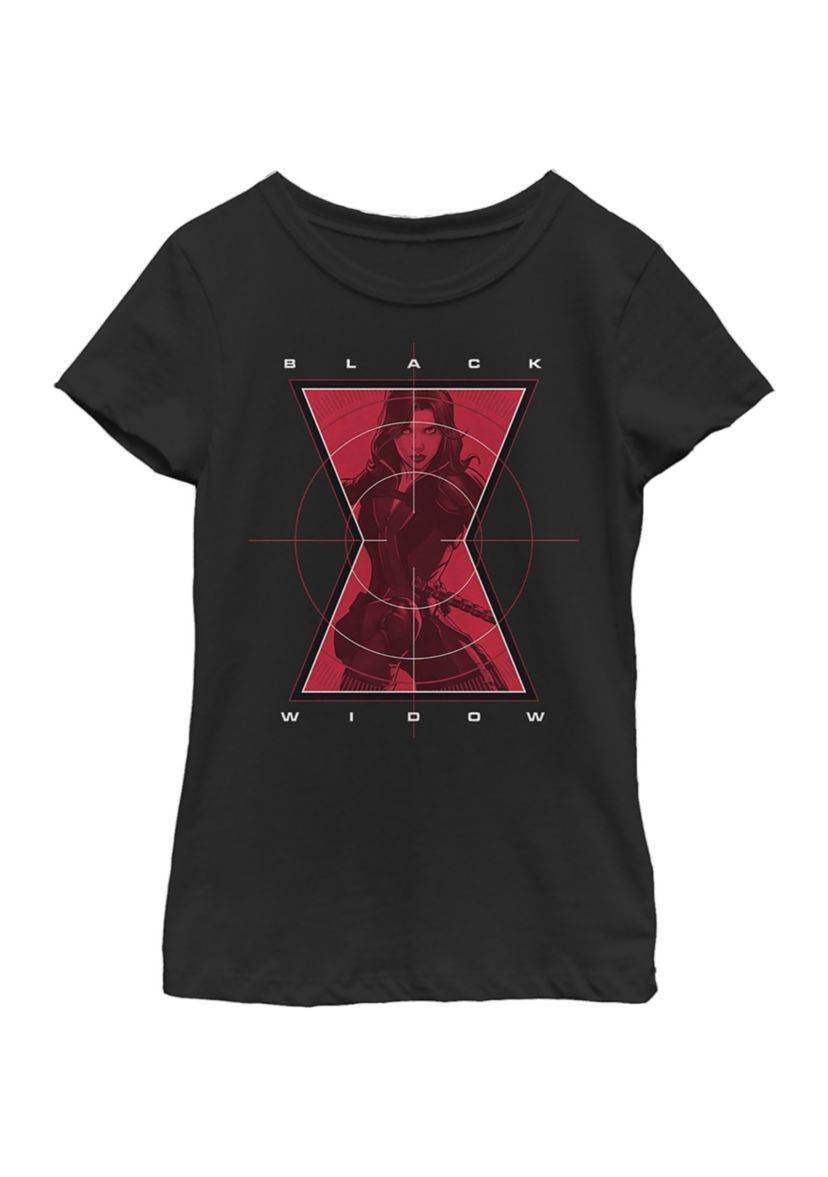 Girls 46x Marvel Widow Target Graphic Top