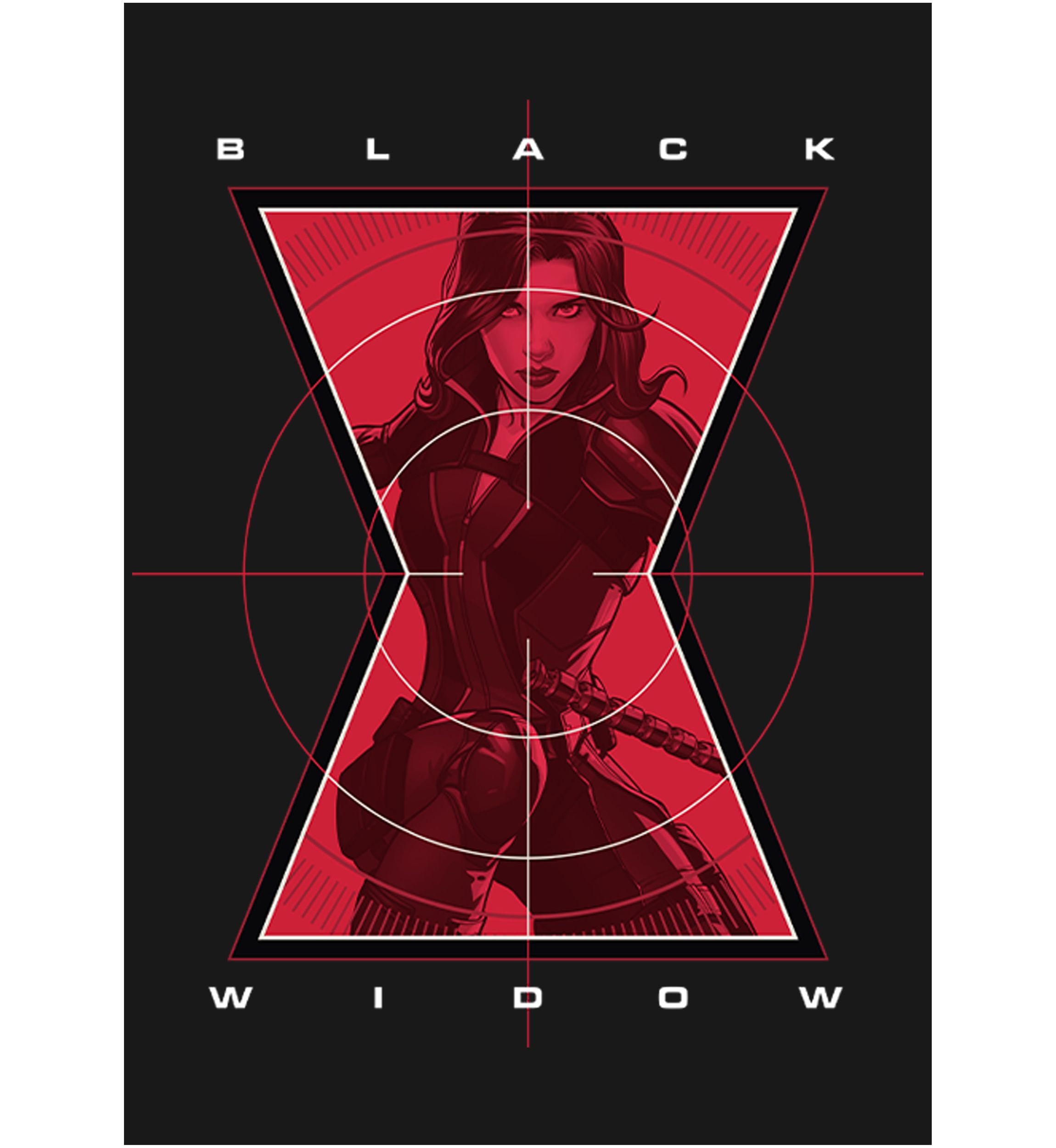 Girls 46x Marvel Widow Target Graphic Top