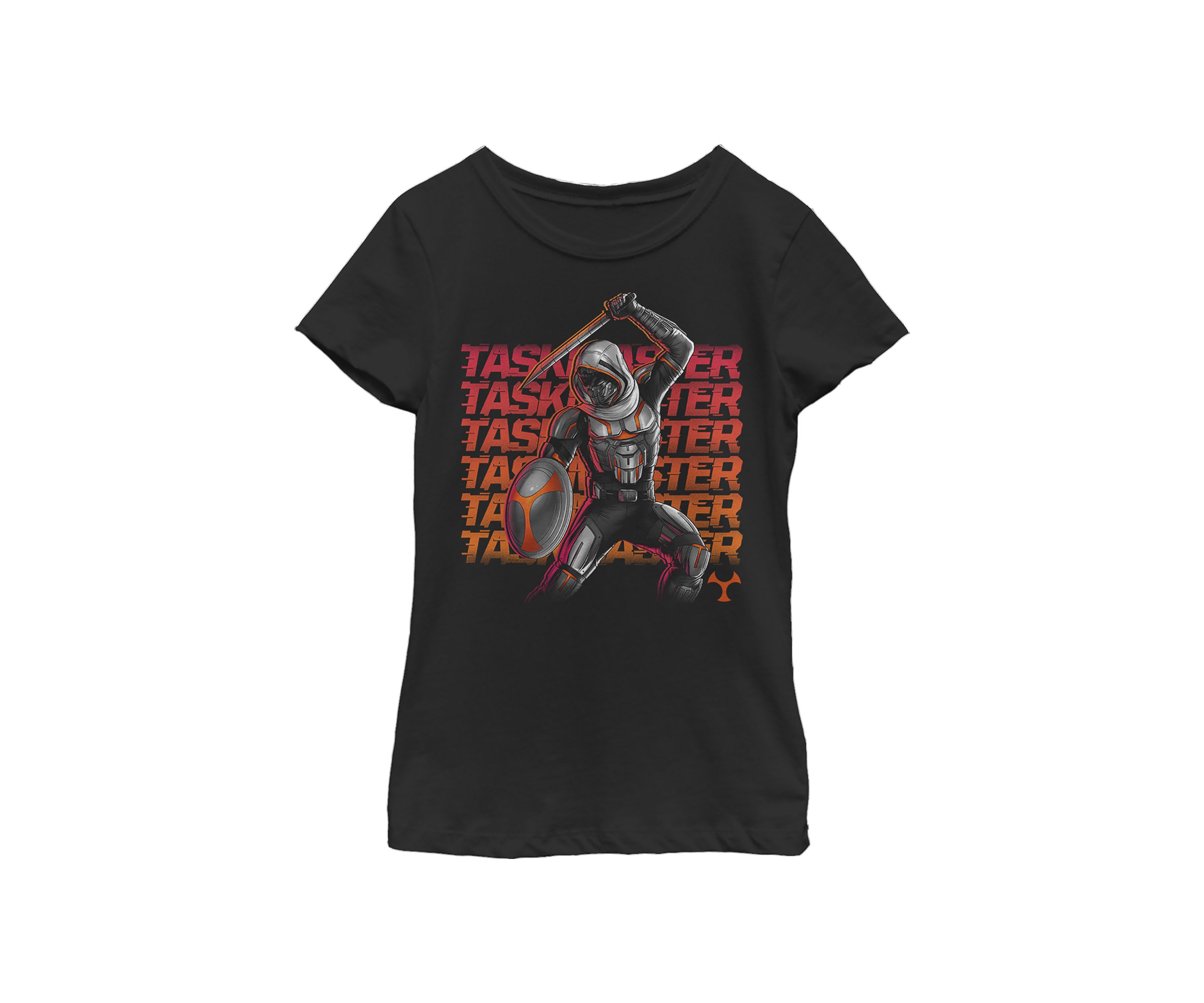 Girls 46x Marvel Taskmaster Neon Graphic Top
