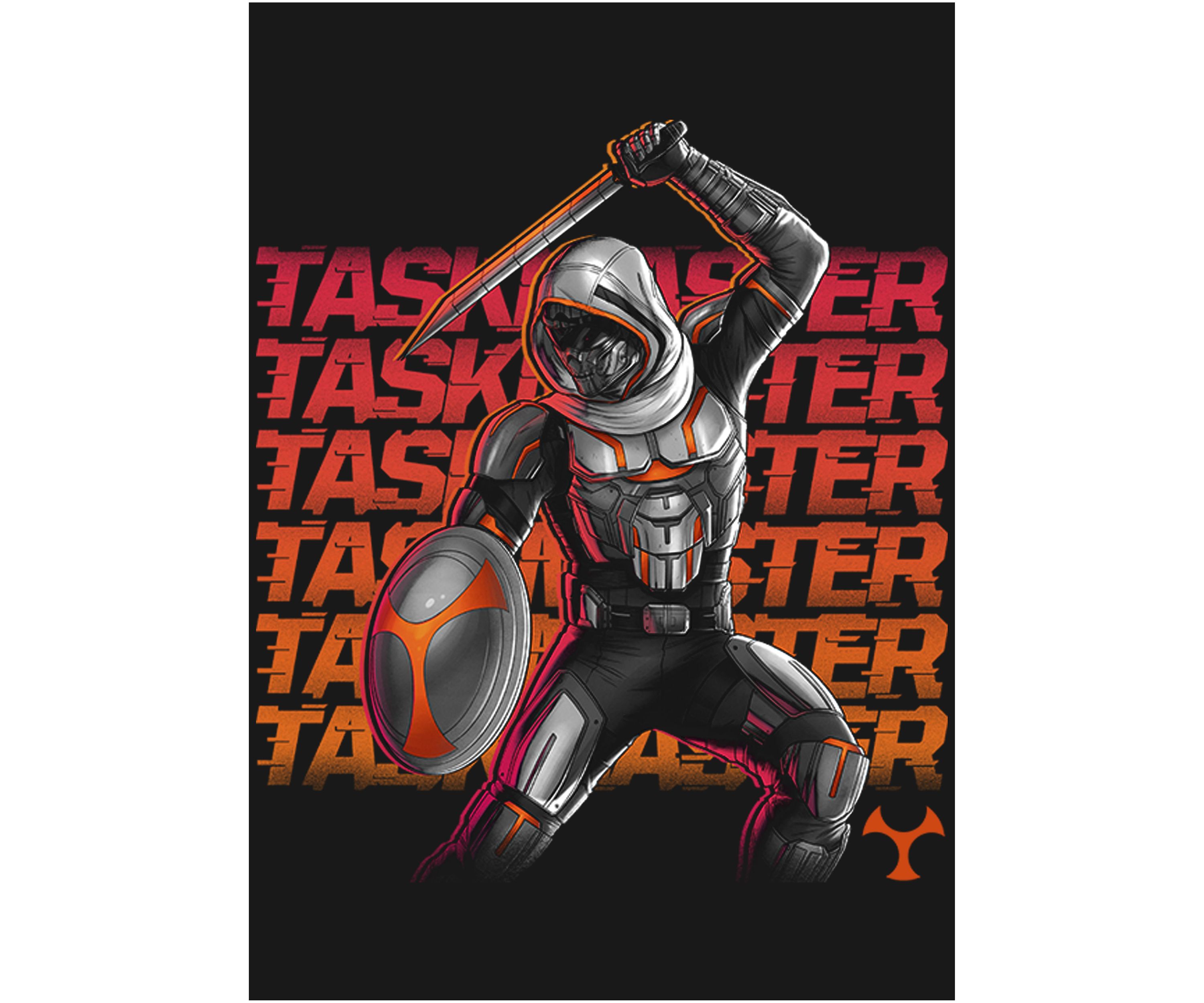 Girls 46x Marvel Taskmaster Neon Graphic Top