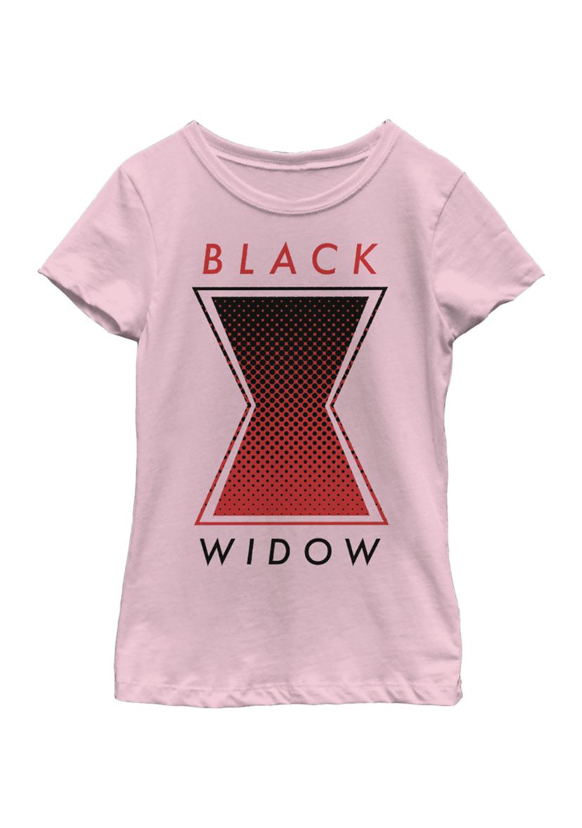 Girls 46x Marvel Haftone Symbol Graphic Top